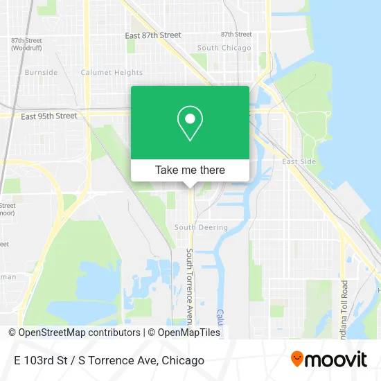 Mapa de E 103rd St / S Torrence Ave