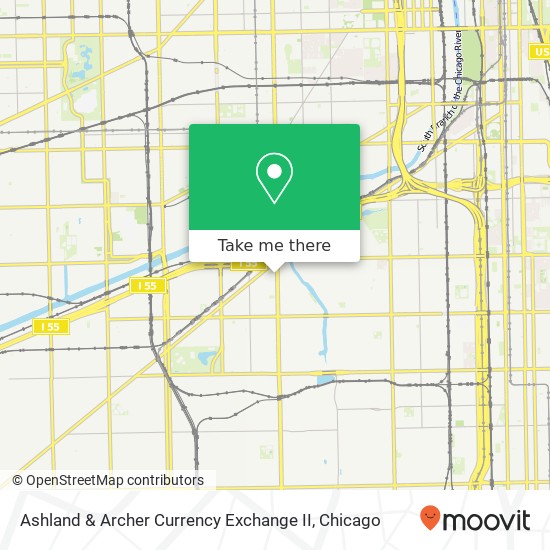 Mapa de Ashland & Archer Currency Exchange II