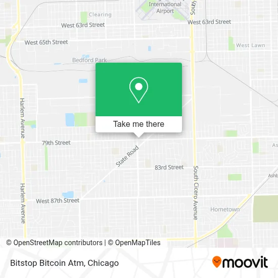 Bitstop Bitcoin Atm map