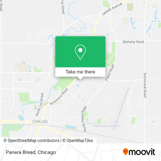Panera Bread map