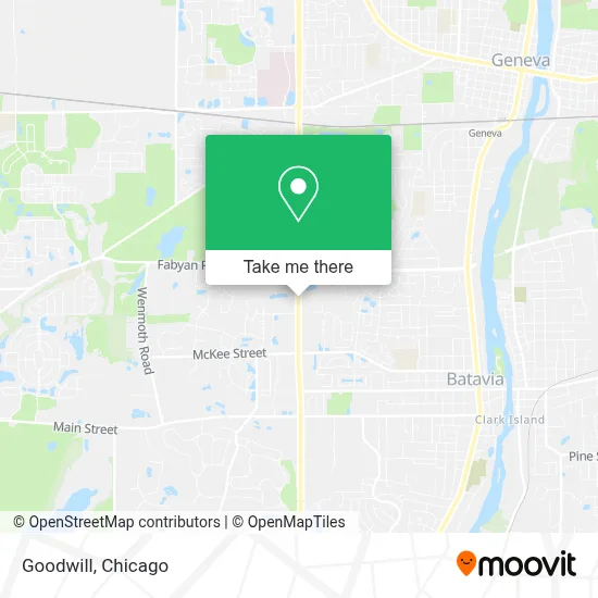 Goodwill map