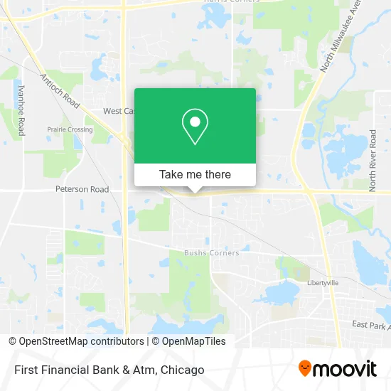 First Financial Bank & Atm map
