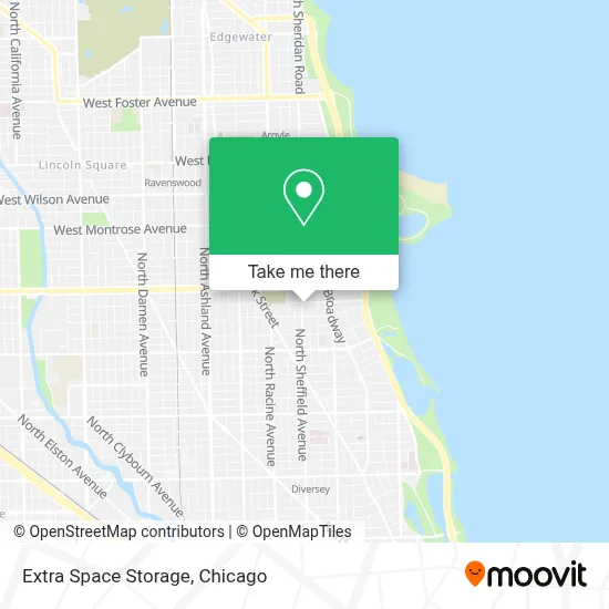 Extra Space Storage map