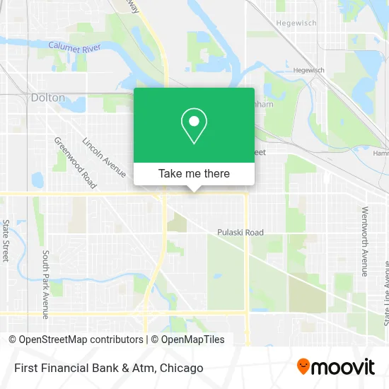 First Financial Bank & Atm map