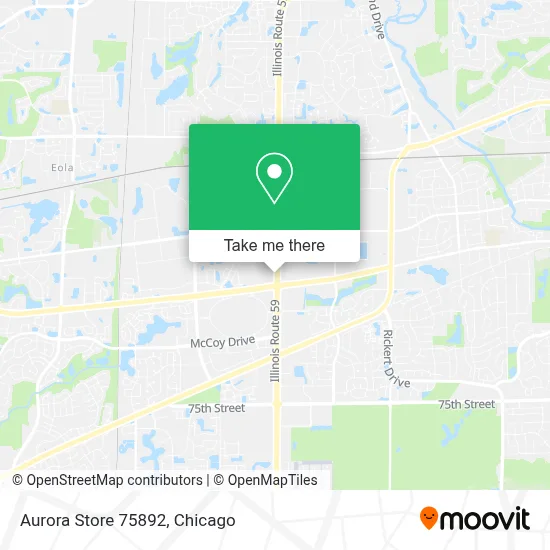 Aurora Store 75892 map