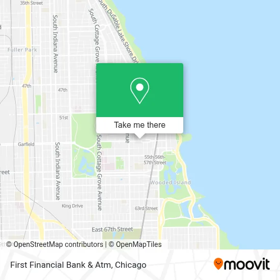 First Financial Bank & Atm map