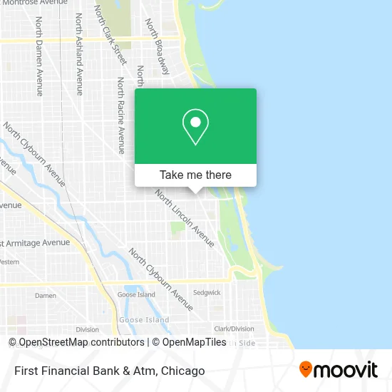 First Financial Bank & Atm map