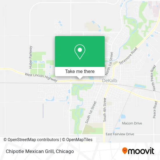 Chipotle Mexican Grill map