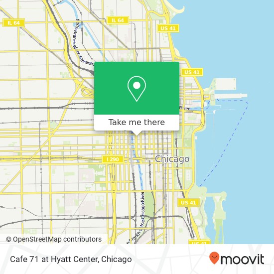 Mapa de Cafe 71 at Hyatt Center