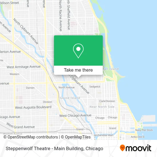 Steppenwolf Theatre - Main Building map