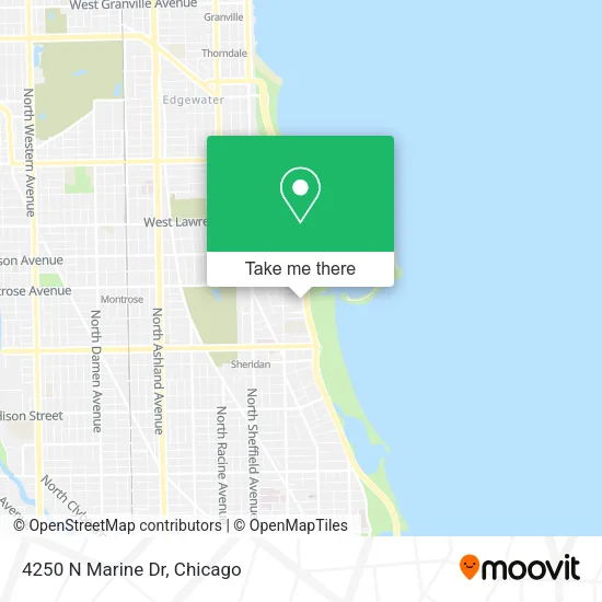 4250 N Marine Dr map
