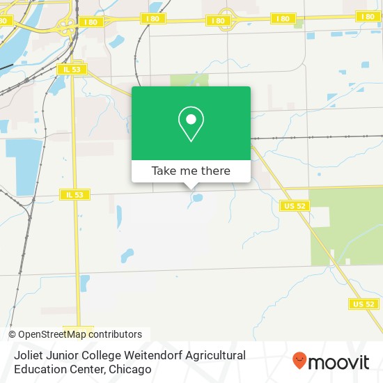 Mapa de Joliet Junior College Weitendorf Agricultural Education Center