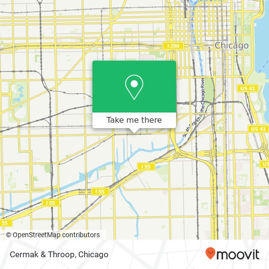 Cermak & Throop map