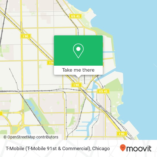 T-Mobile (T-Mobile 91st & Commercial) map
