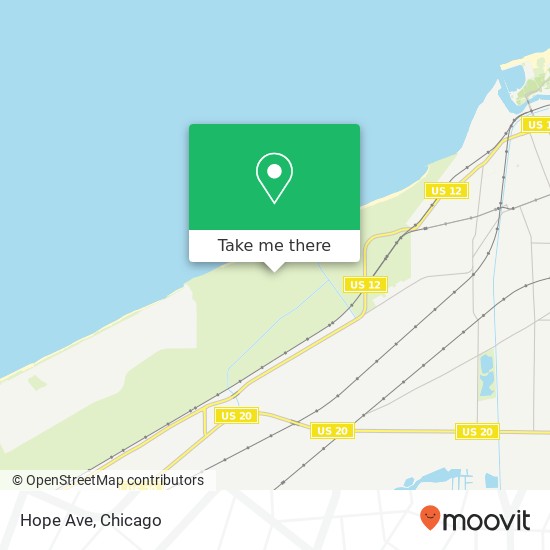 Mapa de Hope Ave