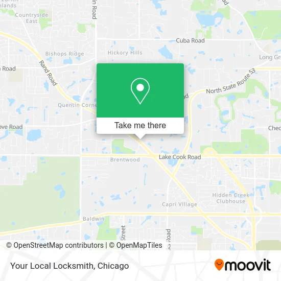 Your Local Locksmith map