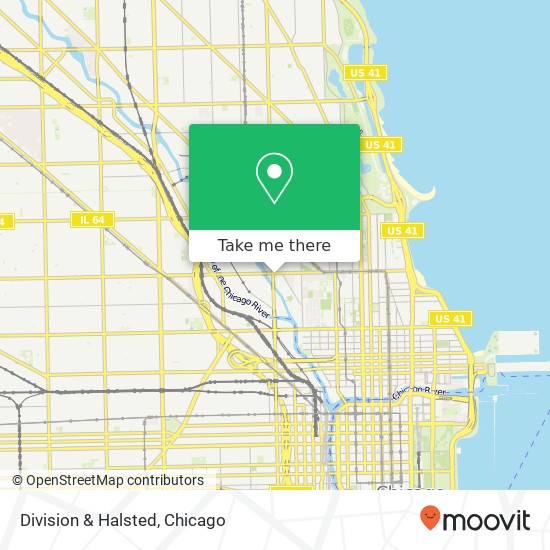 Division & Halsted map