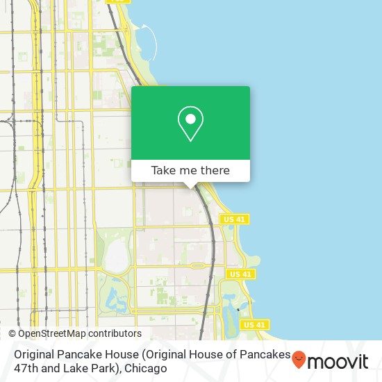 Original Pancake House (Original House of Pancakes 47th and Lake Park) map