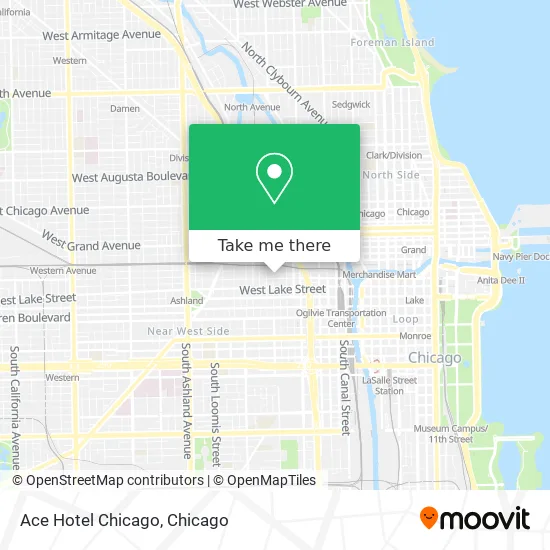 Ace Hotel Chicago map