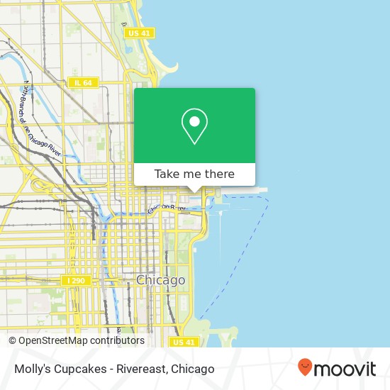 Molly's Cupcakes - Rivereast map