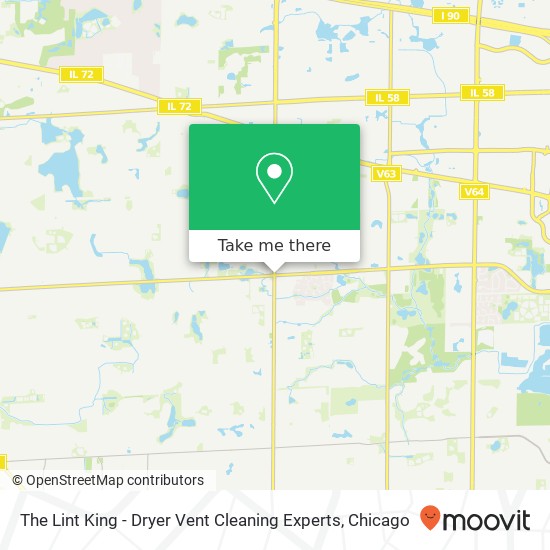 Mapa de The Lint King - Dryer Vent Cleaning Experts