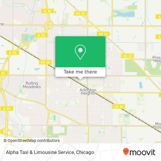 Alpha Taxi & Limousine Service map