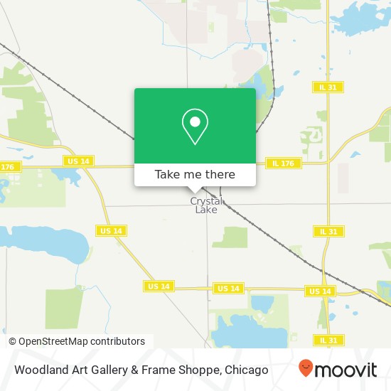 Woodland Art Gallery & Frame Shoppe map