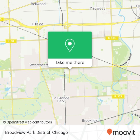 Mapa de Broadview Park District