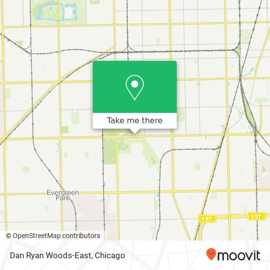 Mapa de Dan Ryan Woods-East