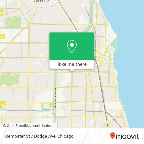 Dempster St / Dodge Ave map