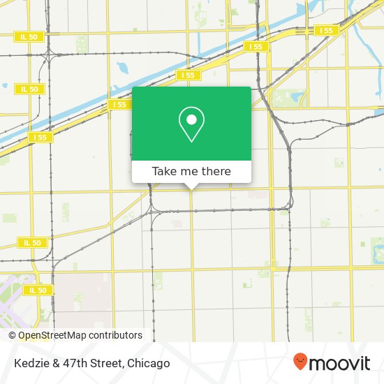 Kedzie & 47th Street map