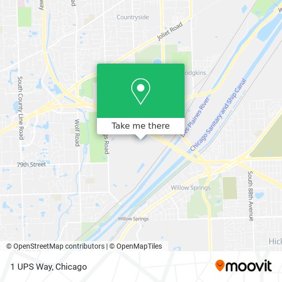 Mapa de 1 UPS Way