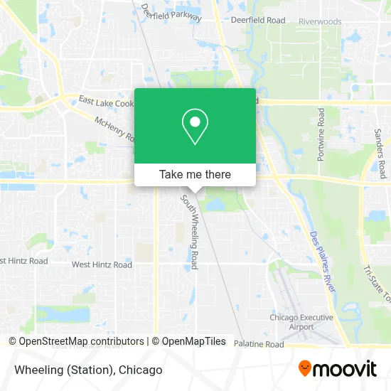 Wheeling (Station) map
