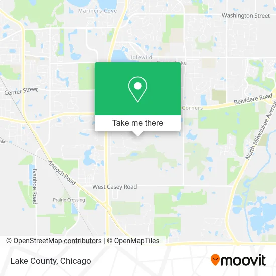 Lake County map