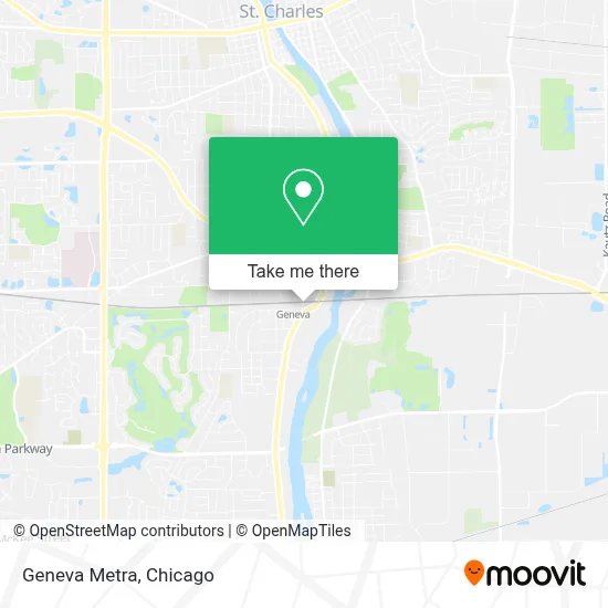 Geneva Metra map