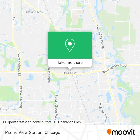 Prairie View Station map