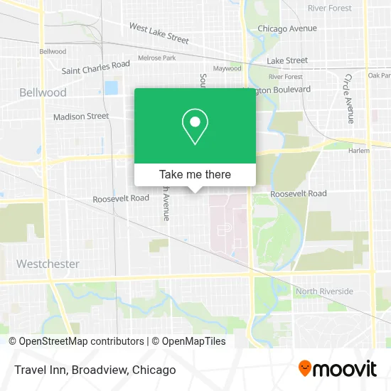 Travel Inn, Broadview map