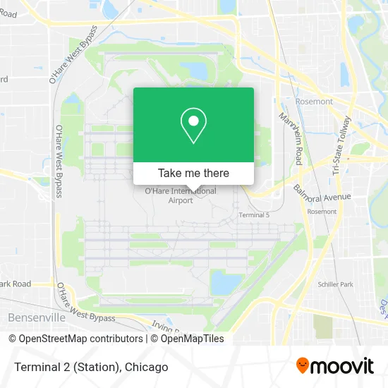 Terminal 2 (Station) map