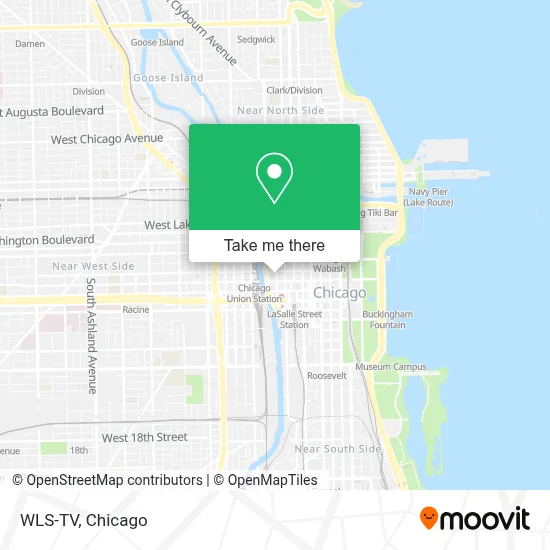 WLS-TV map
