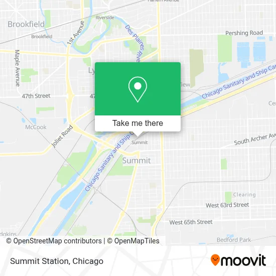 Summit Station map
