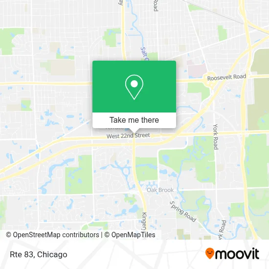 Rte 83 map