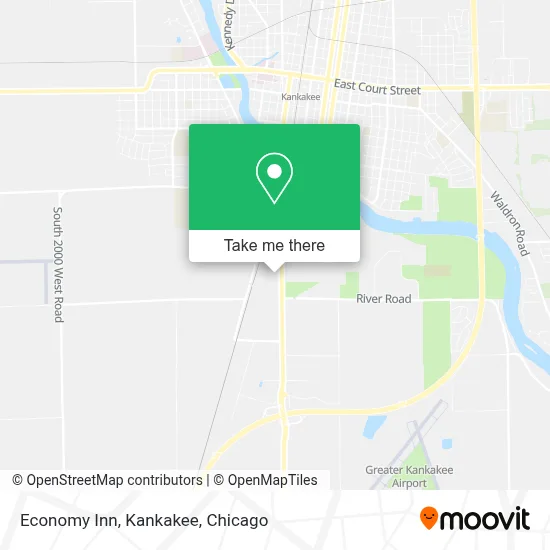 Economy Inn, Kankakee map