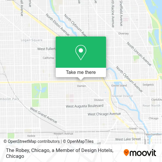 The Robey, Chicago, a Member of Design Hotels map