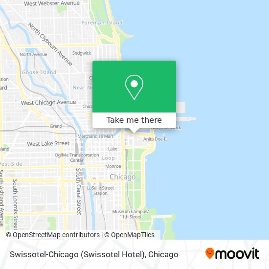 Mapa de Swissotel-Chicago (Swissotel Hotel)