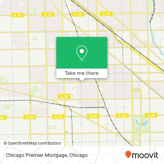 Chicago Premier Mortgage map