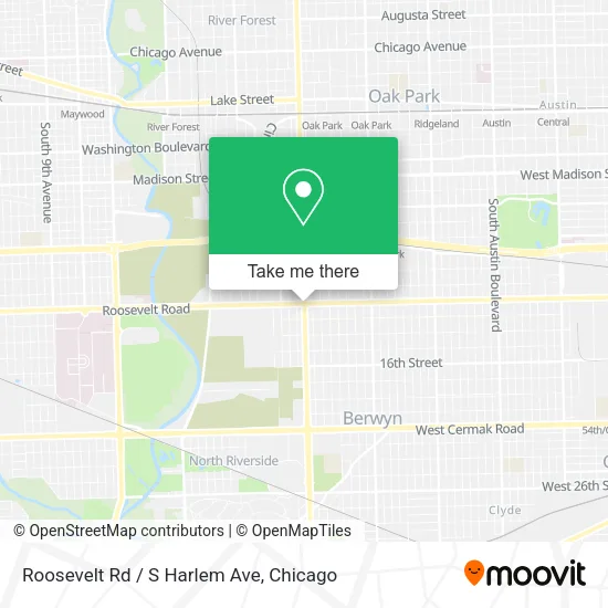 Roosevelt Rd / S Harlem Ave map