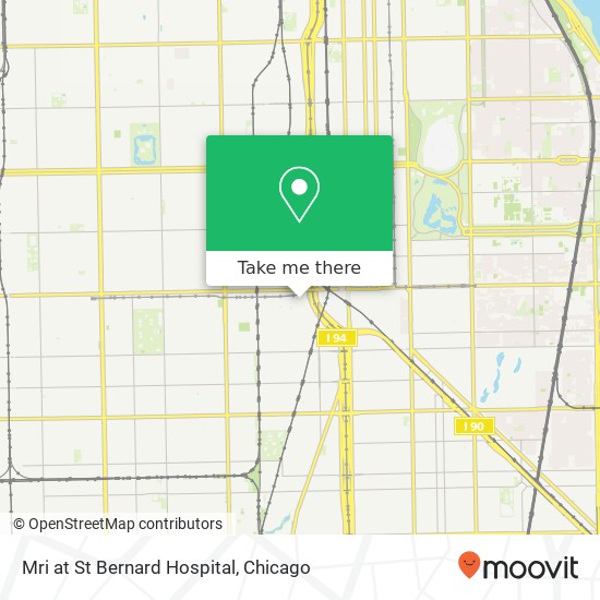 Mapa de Mri at St Bernard Hospital