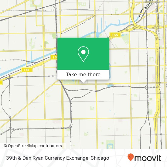 39th & Dan Ryan Currency Exchange map