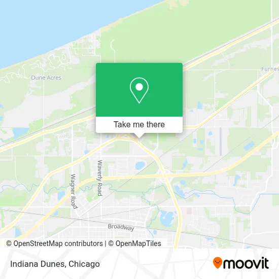 Indiana Dunes map