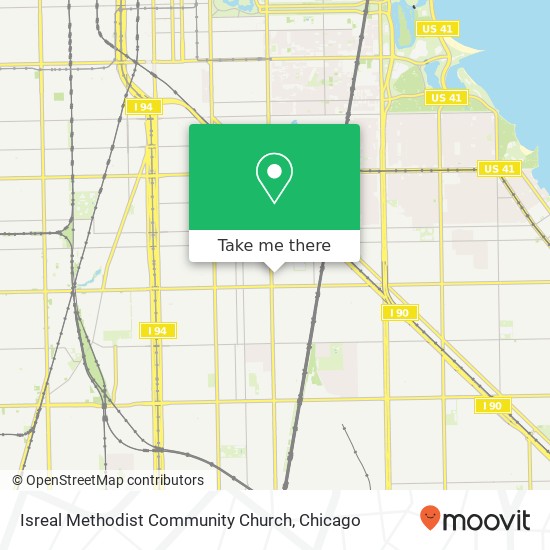 Isreal Methodist Community Church map